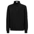 Cp Company 16cm Light Fleece Lens Quarter Zip in Black