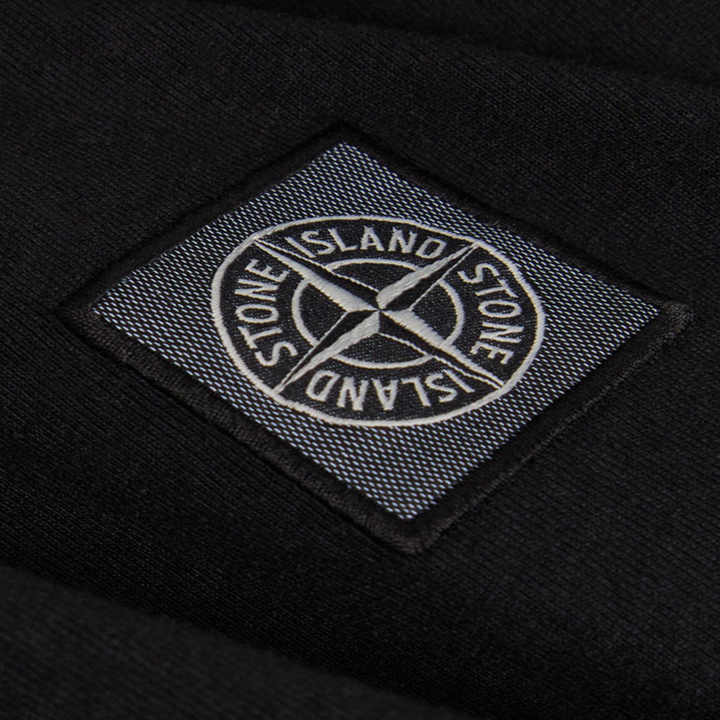 [Stone Island] Compass Logo Cotton T-Shirt in Black