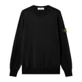 Stone Island Cotton Crewneck Sweatshirt With Rolled Up Edges