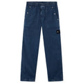 Stone Island Hollow Fibre Nylon Indigo-TC + Marmo Corrosion Loose Fit Trousers