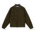 [Stone Island] Panno Ratinato Bomber Jacket in Military Green