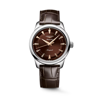 CONQUEST HERITAGE 38 mm- Brown on Brown Strap