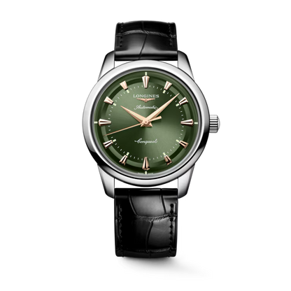 CONQUEST HERITAGE 40 mm- Green on Black Strap